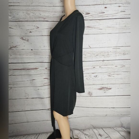 Bar III Asymmetrical Long Sleeve Dress Medium NWT - Picture 3 of 4